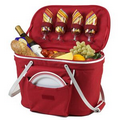 Collapsible Insulated Picnic Basket For Four